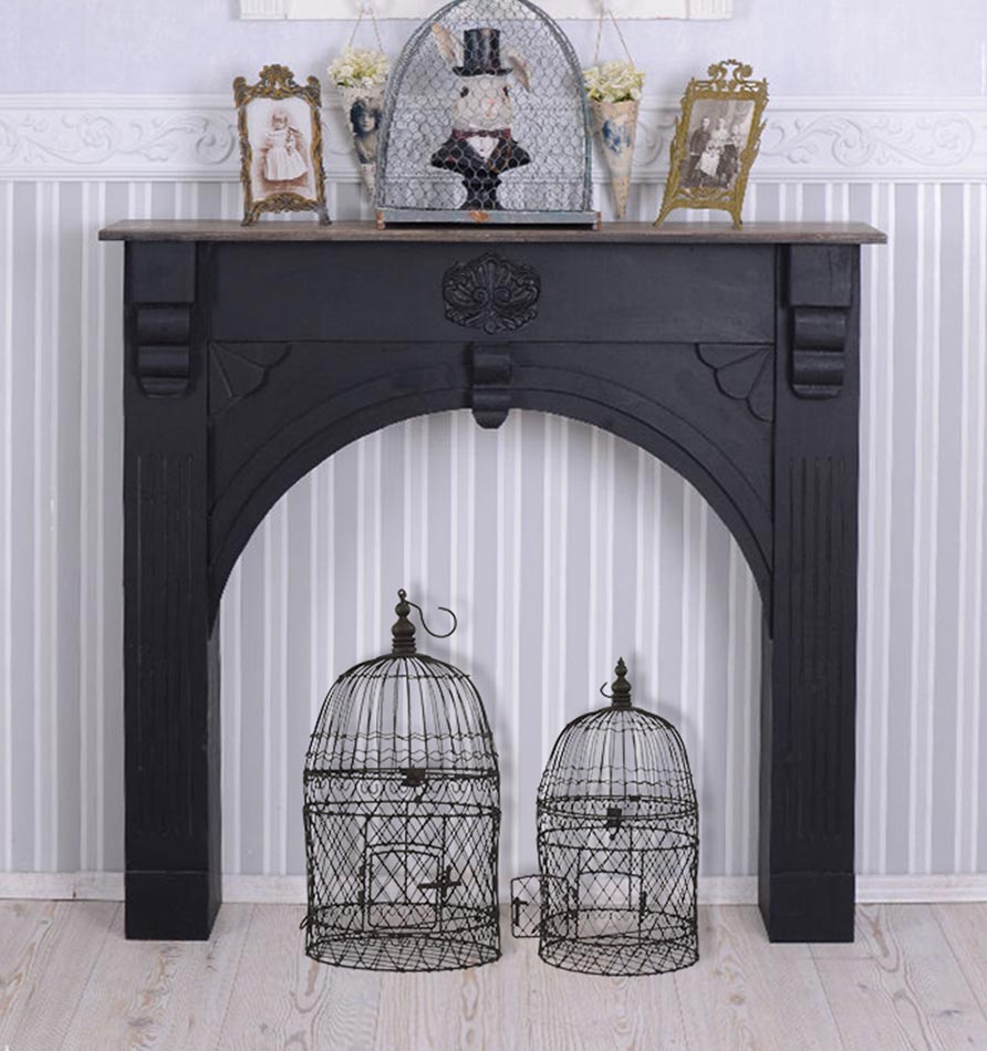 Set of two round wrought iron cages Royal Art Palace